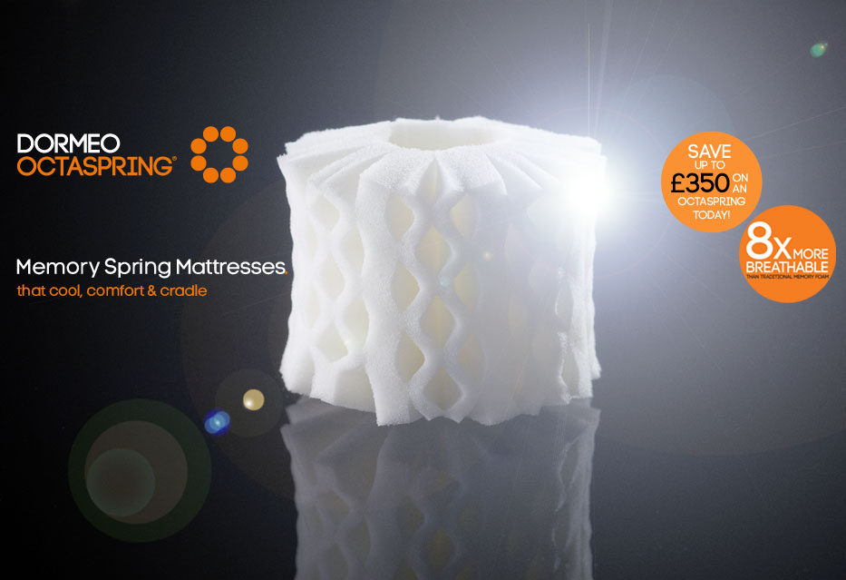Award Winning Octaspring Mattresses Now On Dormeo.co.uk