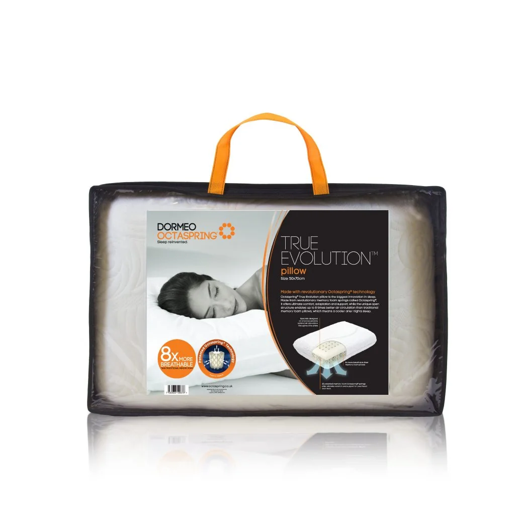 Dormeo Octaspring true Evolution Pillow Packaging
