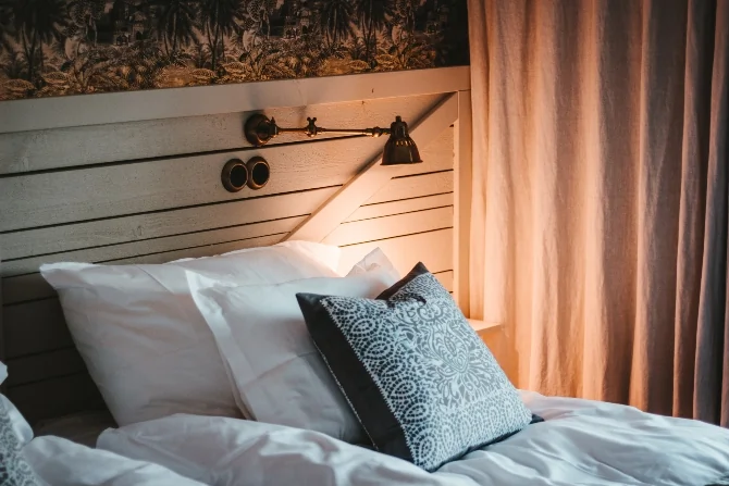 cosy bedroom with comfy mattress
