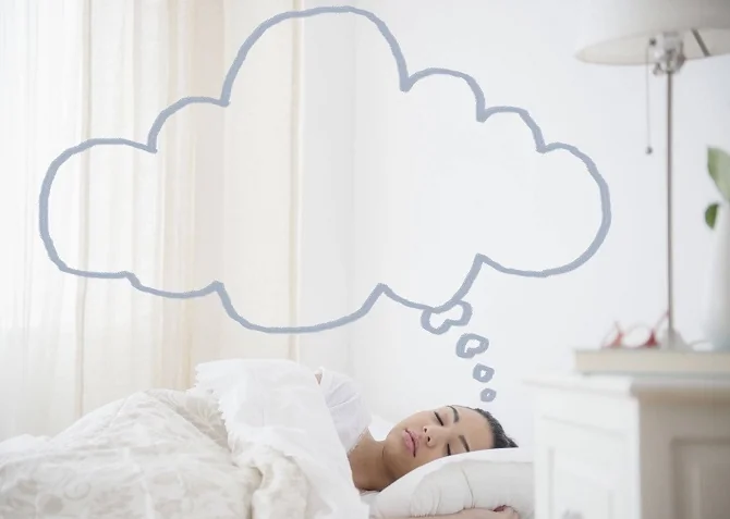 woman dreaming